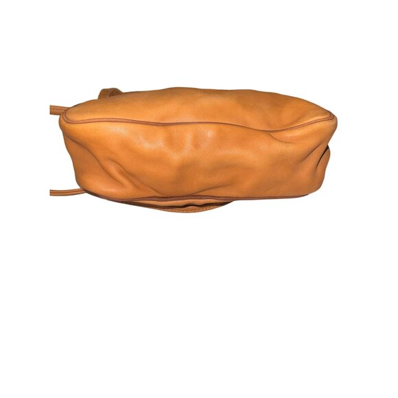 VTG Jwmderr Bend Oregon USA Congac Genuine Soft Leather Crossbody Bag Flap Boho - Picture 8 of 11